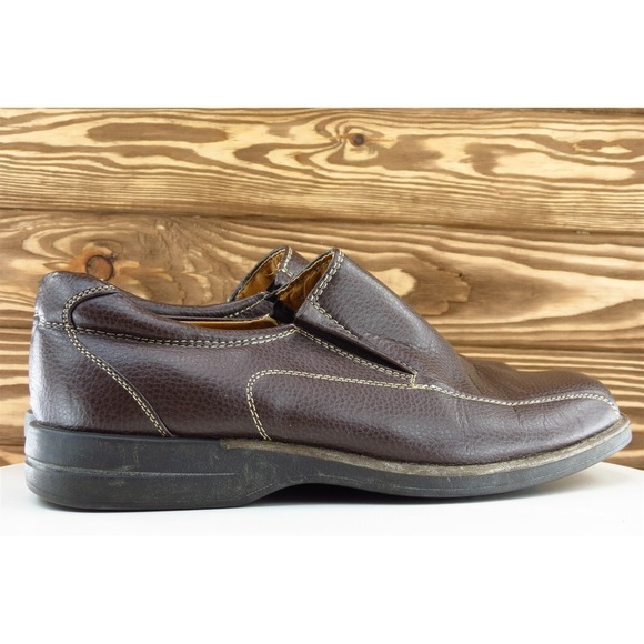 Soft Stags Shoes Sz‎ 10.5 M Brown Loafer Leather Men Dave main image 9